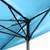 NEW Half Umbrella Outdoor Patio Shade - 9 ft Turquoise Half Round 6 thumbnail