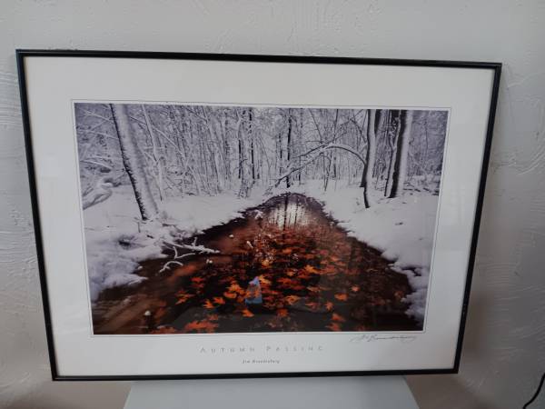 Jim Brandenburg "Autumn Passing" Signed Print 18x24in Framed 1