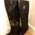 Genuine Leather Women’s High Heel Boots Black Italy Size 7 4 thumbnail