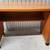 Teak s desk with wheels 2 thumbnail