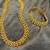 Quality goldtone chain necklace and bracelet 6 thumbnail