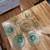 6 Ombre Blue & Green Margarita Glasses and Drink Pitcher Set Libbey Glass Compan 2 thumbnail
