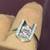 18K White Gold Ring (Size 7) with Natural Diamonds and Pink Sapphire 22 thumbnail