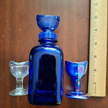 Antique Eye Cups and Eye Wash Bottle 1
