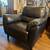 Abbyson Black Leather Armchair 2 thumbnail