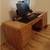 5 DRAWER SOLID OAK DESK 2 thumbnail