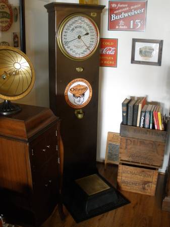 Early 1900s WALTING GUESS YOUR WEIGHT PENNY COIN OP SCALE 1