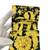 Versace Virtus Quilted Baroque Lady's Wallet Black/ Yellow 6 thumbnail