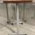 DEEP BROWN SIT/STAND MOBILE DESKS 6 thumbnail
