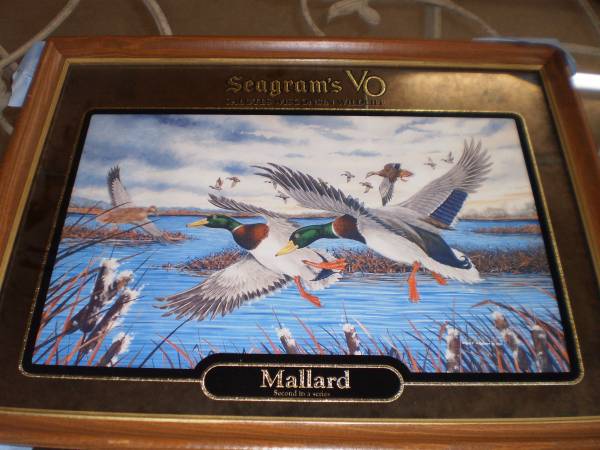 SEAGRAM'S VO SALUTES WISCONSIN WILDLIFE MALLARD 1