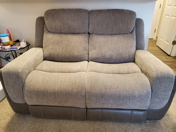 Gray Loveseat 1