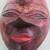 Balinese Dewi Sri Goddess Batik Hand Crafted Mask With Bird 7 thumbnail