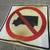 No Trucks Aluminum Road sign,   Vintage sign   24" x 24" 3 thumbnail