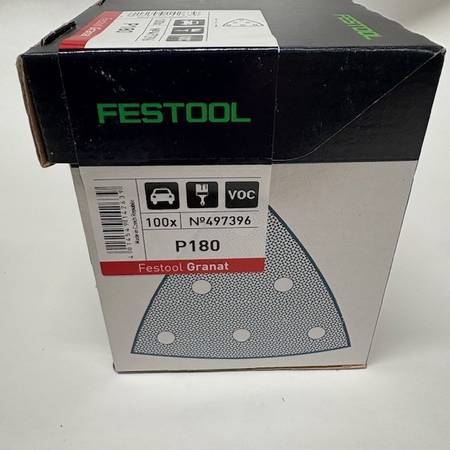 FESTOOL CONVEX SANDING PAD 100 PACKS, 95 X 88 VARIOUS GRITS - $25 (East Wenatchee)63441595977345123