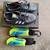 size 2 adidas soccer futbol cleats and shinguards 1 thumbnail