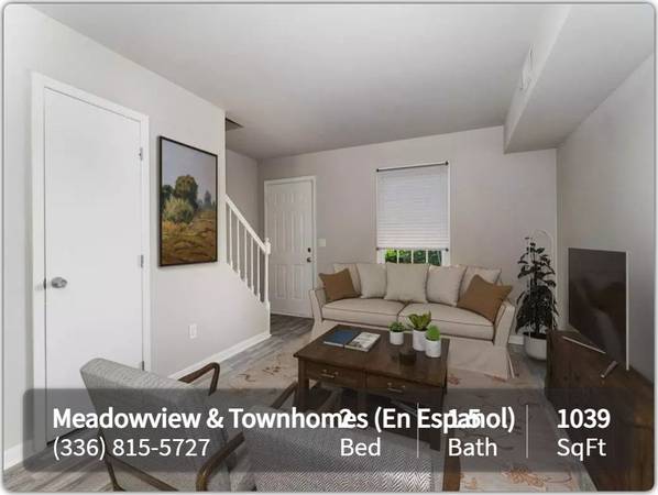 $1,195 / 2br - 1039ft2 - Discover our 2 Bedroom and 1.5 Bath apartments (Greensboro - Meridian Convention Center)64027445479553120