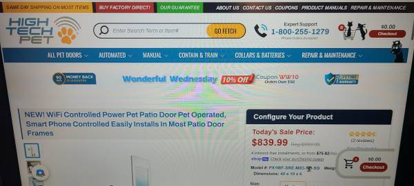 High Tech Pet Power Pet Door 1