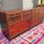 Vintage Rosewood Veneer Credenza Sideboard Buffet 4 thumbnail
