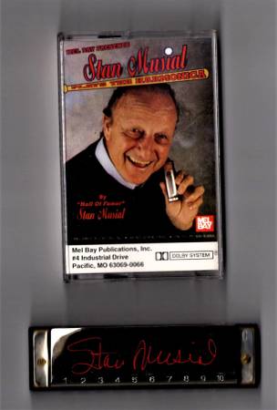 1994 Stan Musial Hohner Harmonica & Cassette St. Louis Cardinals 1
