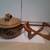 EXCEPTIONAL Signed Studio Pottery Covered Casserole w/ Teak Stand 7 thumbnail