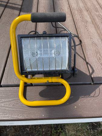 Halogen work light 500watt 1