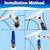 Bike Stem Riser, Adjustable Bicycle Handlebar Extender in Blue Color 1 thumbnail