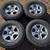 17" Jeep Wrangler wheels & worn tires LT285/70R17 OEM 5x5 set 5x127 Gl 1 thumbnail