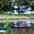 Small toy wooden handmade sailboat with bamboo mast 6 thumbnail