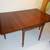 Drop leaf, solid wood antique table with two chairs 1 thumbnail