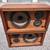 Rare Vintage PAIR AZTEC 3 WAY SPEAKERS 5 thumbnail