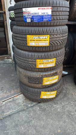 245/45/18 Fullway Tires Installed And Balanced / Llantas Nuevas Instal 1