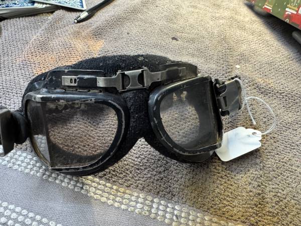 Vintage Goggles Military-Glass with Head Band 1