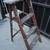 Vintage Mahogany wood ladder 2 thumbnail