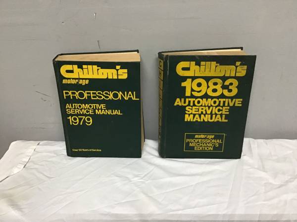 2 Chilton’s Professional Auto Repair Manuals 1
