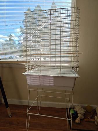 Bird Cage plus Toys plus Stand plus Travel Container 1