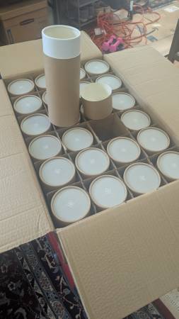 70ish cardboard cylinders 1
