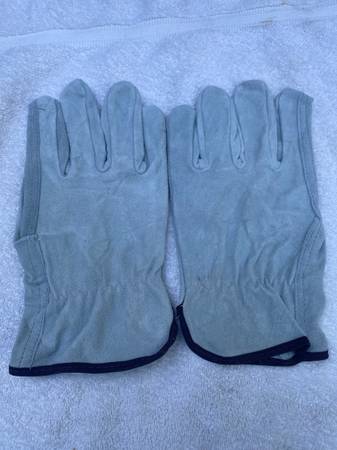 LEATHER WORK GLOVES LARGE NEW 1