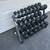 New 5-50 Rubber Hex Dumbbell Set With Three Tier Rack 2 thumbnail