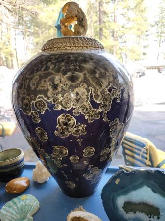 Crystalline Cover Jar 1