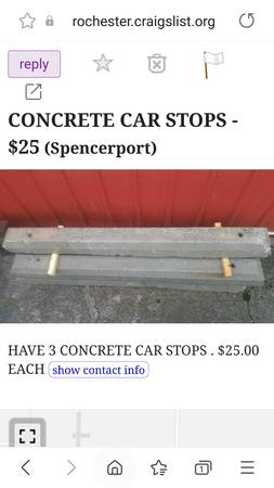 CONCRETE CAR STOPS 1