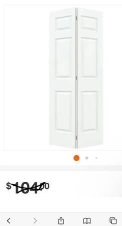 Bi-fold doors 24" 2 sets $50 1