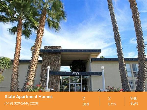 $2,760 / 2br - 940ft2 - Bike Racks, On-Site Maintenance, On-Site Management (San Diego)63998600707715121