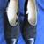 CALVIN KLEIN HIGH HEEL SUEDE BOOTIES w/LEATHER TRIM 3 thumbnail