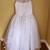 First Communion Flower Girl White Dress w/ Head Dress Size 12 3 thumbnail