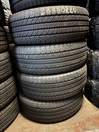 20" Tires Set of Used 265/50R20 Goodyear 1