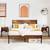 Brand New Queen Metal and Wood Platform Bed Frame with Headboard 3 thumbnail