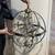 Gorgeous Brushed Nickel Globe Crystal Chandelier 2 thumbnail