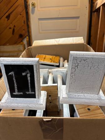 Wedding table numbers 1