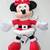 2012 Disney Store Santa MICKEY MINNIE Mouse Holiday Plush Bean Bag Toy 3 thumbnail