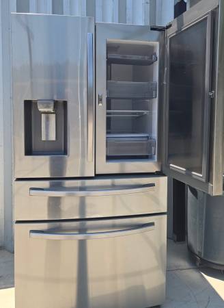 Refrigerador Samsung de 4 puertas de acero inoxidable con centro de bebidas - $599 (condado de San Diego)63470445860225123